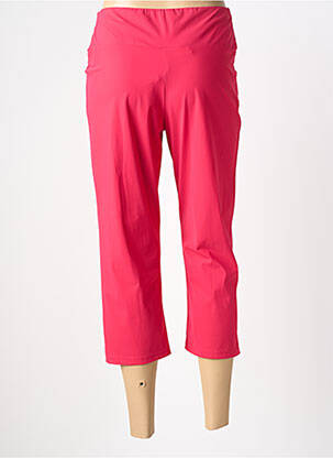 Pantacourt coupe droite taille normale rose GUY DUBOUIS femme