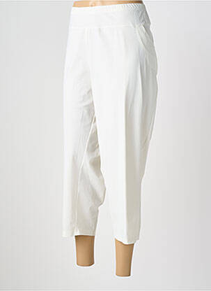 Pantacourt coupe droite taille normale blanc MERI & ESCA femme