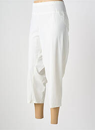 Pantacourt coupe droite taille normale blanc MERI & ESCA femme