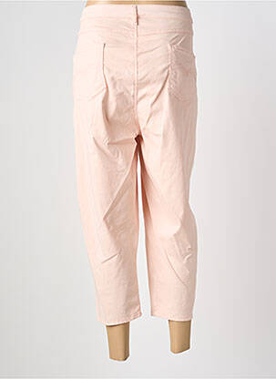 Pantacourt coupe droite taille normale rose GUY DUBOUIS femme