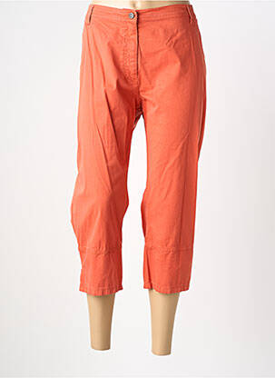 Pantacourt taille normale taille normale orange GUY DUBOUIS femme