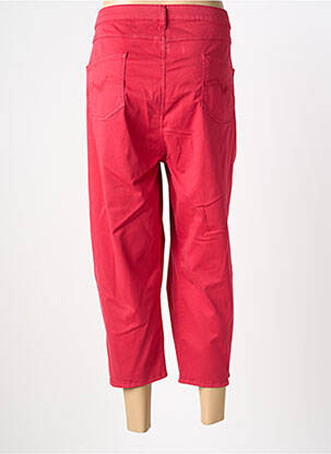 Pantacourt coupe droite taille normale rose GUY DUBOUIS femme