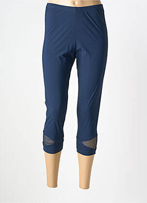 Legging stretch taille normale bleu GUY DUBOUIS femme