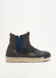 Bottines/boots fermeture zippée bout rond noir RONDINELLA garçon