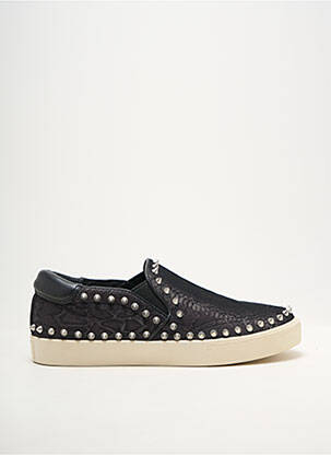 Slip ons bout rond talon plat jusqu'à 3cm noir ASH femme