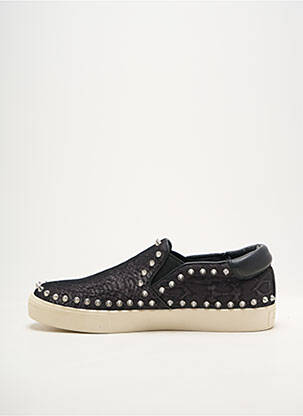 Slip ons bout rond talon plat jusqu'à 3cm noir ASH femme