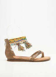 Tongs bout ouvert bout ouvert marron LES TROPEZIENNES PAR M.BELARBI fille