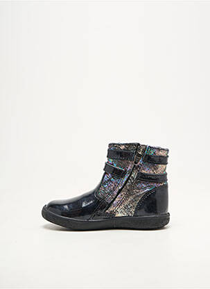 Bottines/boots bout rond bout rond argent NOËL fille