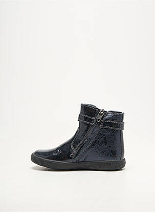 Bottines/boots semelle amovible bout rond noir NOËL fille