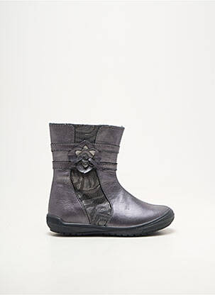 Bottes bout rond bout rond argent BOPY fille
