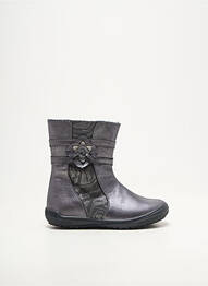 Bottes bout rond bout rond argent BOPY fille