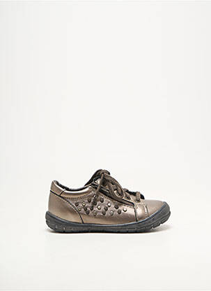 Baskets bout rond bout rond marron BOPY fille