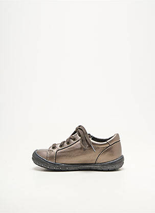 Baskets bout rond bout rond marron BOPY fille