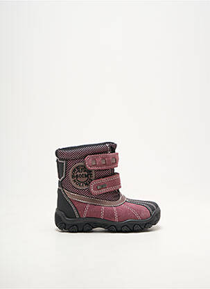 Bottes fourrée bout rond rose PRIMIGI fille