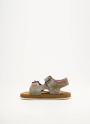 Sandales/nu pieds bout ouvert bout ouvert vert KICKERS garçon