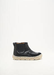 Bottines/boots fermeture zippée bout rond noir POM D'API garçon