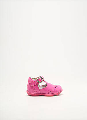 Bottillons fermeture boucle(s) bout rond rose MOD8 fille