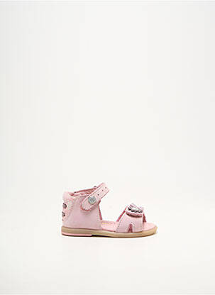 Sandales/nu pieds voute plantaire chiquet rose BABYBOTTE fille