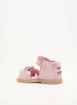 Sandales/nu pieds voute plantaire chiquet rose BABYBOTTE fille