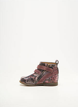 Bottines/boots voute plantaire chiquet rose POM D'API fille