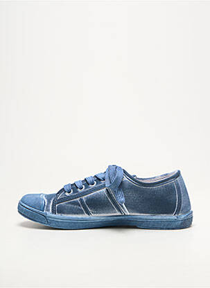 Baskets fermeture lacets bout rond bleu LES P'TITES BOMBES fille
