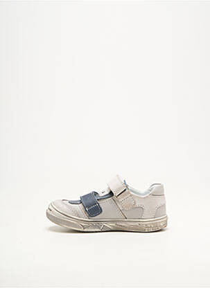 Baskets fermeture scratch bout rond gris BELLAMY garçon