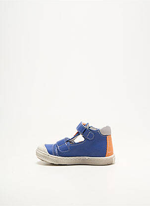 Bottillons fermeture scratch bout rond bleu BELLAMY garçon