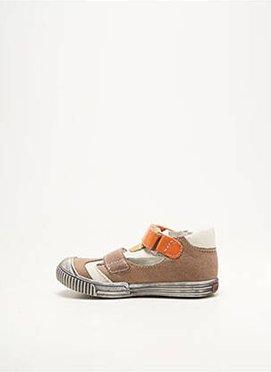 Baskets voute plantaire bout rond orange BELLAMY garçon