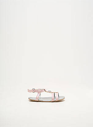Sandales/nu pieds tissage satiné bout ouvert rose GUESS fille