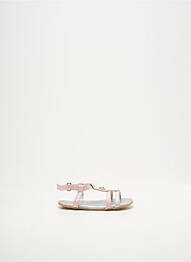 Sandales/nu pieds tissage satiné bout ouvert rose GUESS fille