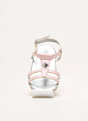 Sandales/nu pieds tissage satiné bout ouvert rose GUESS fille