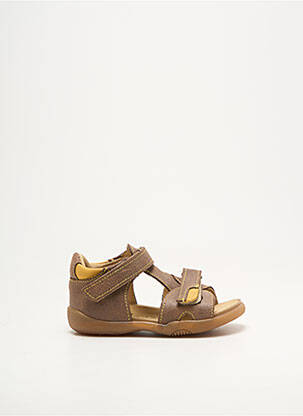 Sandales/nu pieds bout ouvert bout ouvert marron MINIBEL garçon