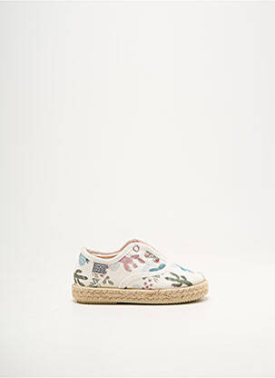 Espadrilles bout rond bout rond blanc GIOSEPPO KIDS fille