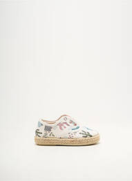 Espadrilles bout rond bout rond blanc GIOSEPPO KIDS fille