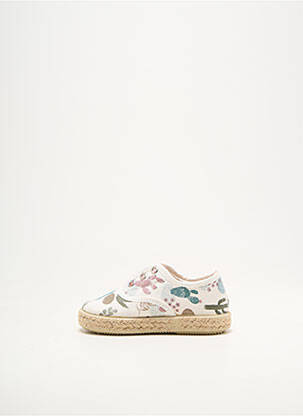 Espadrilles bout rond bout rond blanc GIOSEPPO KIDS fille