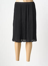 Jupe mi-longue taille normale noir GUY DUBOUIS femme