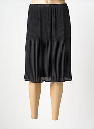Jupe mi-longue taille normale noir GUY DUBOUIS femme