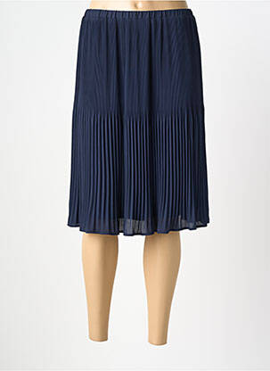 Jupe mi-longue taille normale bleu FRANCE RIVOIRE femme