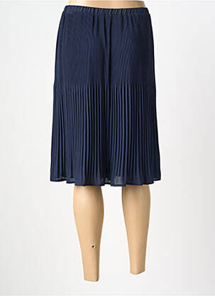 Jupe mi-longue taille normale bleu FRANCE RIVOIRE femme