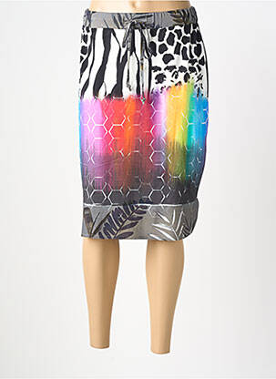 Jupe mi-longue stretch noir MERI & ESCA femme