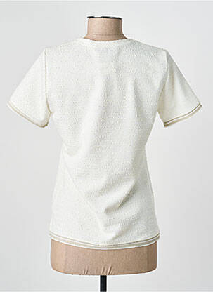 Top manches courtes manches courtes blanc GUY DUBOUIS femme