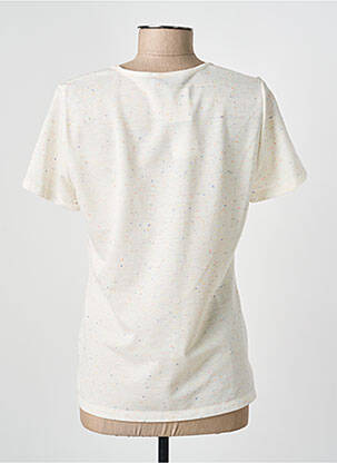 Top manches courtes manches courtes blanc GUY DUBOUIS femme
