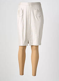 Jupe mi-longue stretch beige MERI & ESCA femme