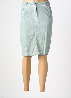 Jupe mi-longue taille normale vert MERI & ESCA femme