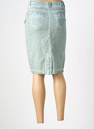 Jupe mi-longue taille normale vert MERI & ESCA femme