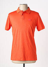 Polo coupe cintrée manches courtes orange CAMBERABERO homme