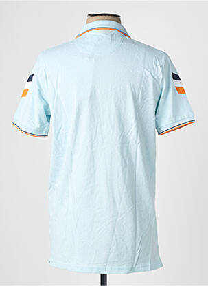 Polo coupe droite manches courtes bleu CAMBERABERO homme