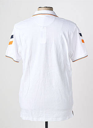 Polo coupe droite manches courtes blanc CAMBERABERO homme