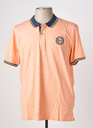 Polo coupe droite manches courtes orange CAMBERABERO homme