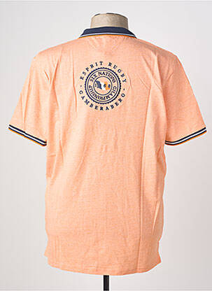 Polo coupe droite manches courtes orange CAMBERABERO homme